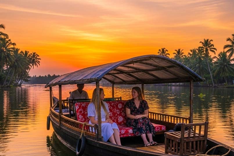 Shikara ride Akalappuzha — scenic backwater boat experience